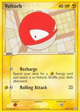 Voltorb — Hidden Legends Pokémon TCG card by Kent Kanetsuna