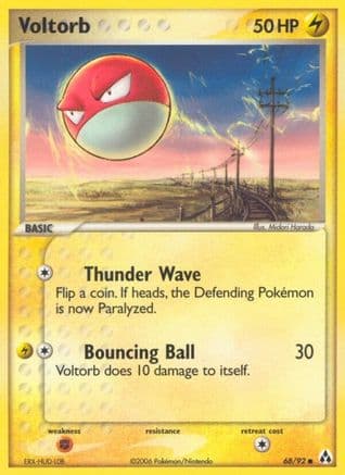 Voltorb — Legend Maker Pokémon TCG card by Midori Harada