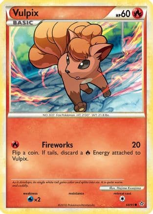 Vulpix — Unleashed Pokémon TCG card by Hajime Kusajima