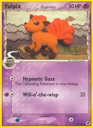 Vulpix (Delta Species) — EX Dragon Frontiers
