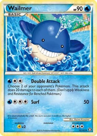 Wailmer — Triumphant Pokémon TCG card by Hajime Kusajima