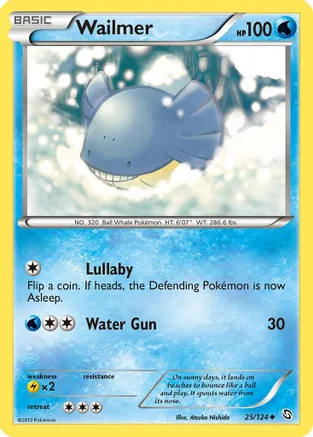 Wailmer — Dragons Exalted Pokémon TCG card by Atsuko Nishida