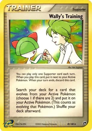 Wally's Training — EX Sandstorm