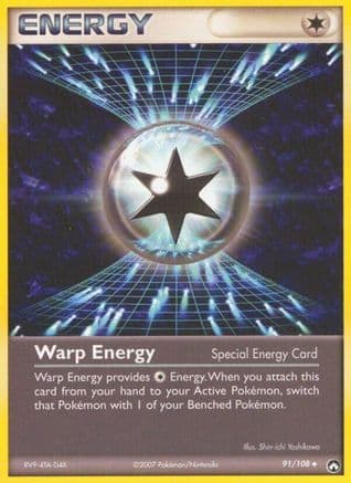 Warp Energy — EX Power Keepers Pokémon TCG card by Shin-ichi Yoshikawa