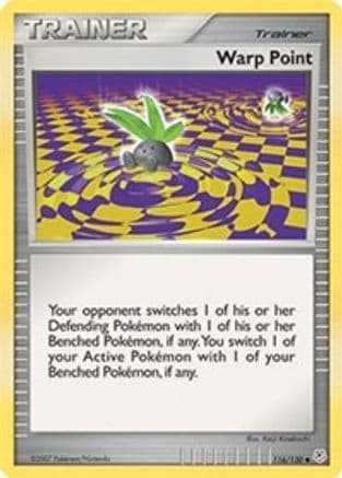 Warp Point — Diamond and Pearl Pokémon TCG card by Keiji Kinebuchi