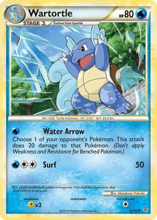Wartortle — Unleashed Pokémon TCG card by Masakazu Fukuda