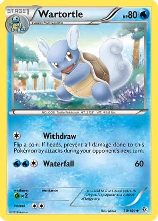 Wartortle — Boundaries Crossed Pokémon TCG card by Mizue