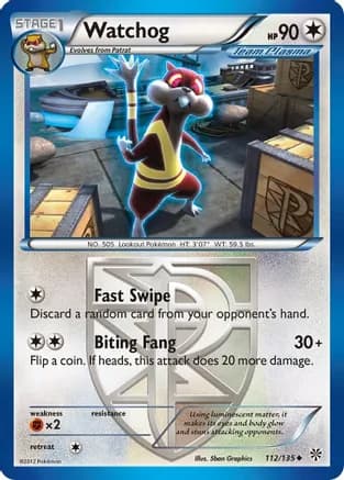 Watchog (Team Plasma) (112) — Plasma Storm