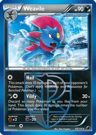 Weavile (Team Plasma) — Plasma Freeze