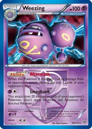 Weezing (Team Plasma) — Plasma Storm