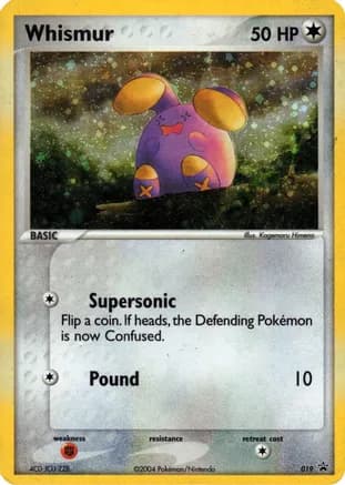 Whismur - 019 (EX Deck Tin) — Nintendo Promos