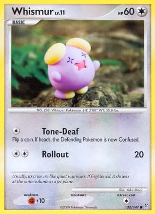 Whismur — Supreme Victors Pokémon TCG card by Yuka Morii