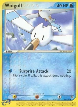 Wingull — EX Ruby and Sapphire Pokémon TCG card by Kouki Saitou