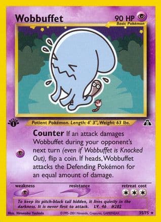 Wobbuffet (35) — Neo Discovery