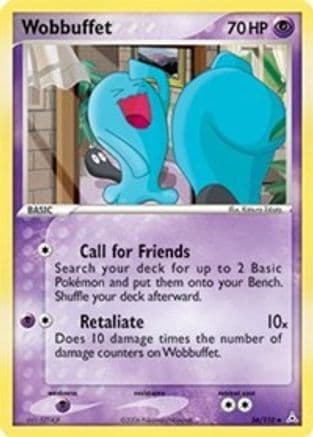Wobbuffet — EX Holon Phantoms Pokémon TCG card by Katsura Tabata