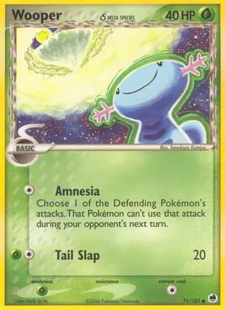 Wooper (Delta Species) — EX Dragon Frontiers
