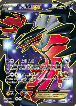 Yveltal EX (144 Full Art) — Pokémon TCG card