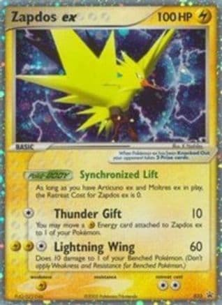 Zapdos ex - 033 (EX Collector's Window Tins) — Nintendo Promos Pokémon TCG card by Ryo Ueda