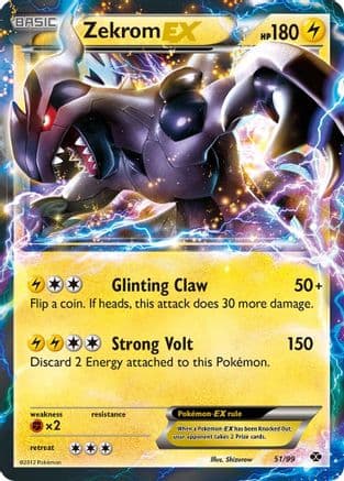 Zekrom EX — Next Destinies Pokémon TCG card by Shizurow