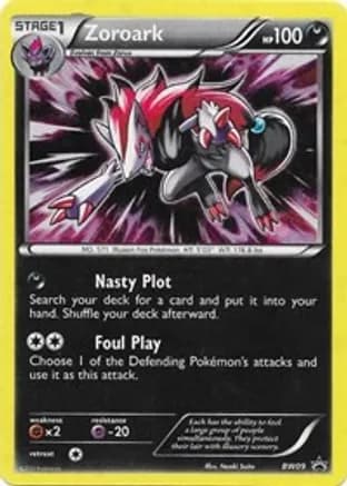 Zoroark - BW09 — Black and White Promos