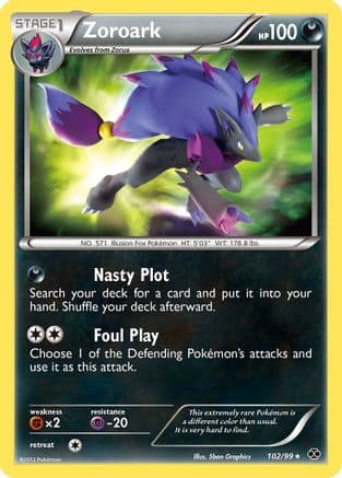 Zoroark — Next Destinies Pokémon TCG card by 5ban Graphics