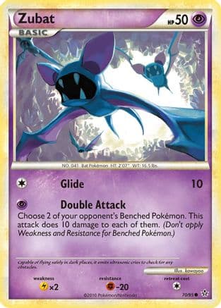 Zubat — Unleashed Pokémon TCG card by kawayoo