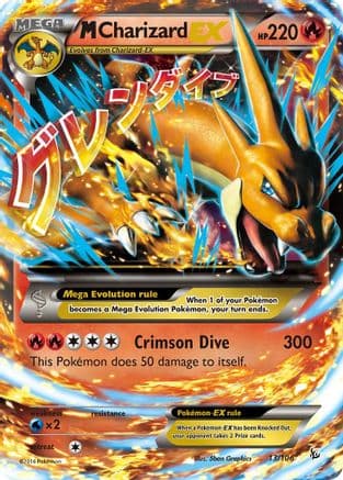 M Charizard EX (Y) — Pokémon TCG card