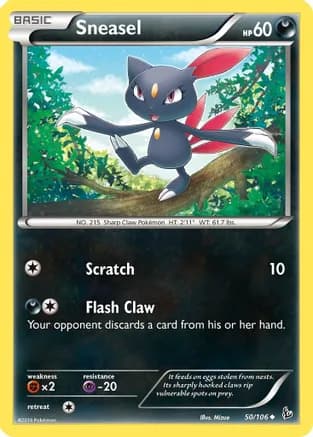 Sneasel (50) — XY - Flashfire