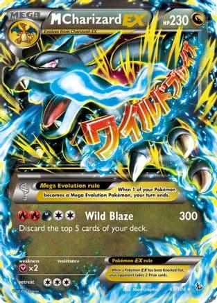 M Charizard EX (X) — XY - Flashfire