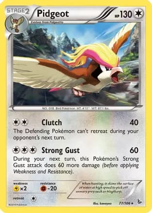 Pidgeot — XY - Flashfire Pokémon TCG card by kawayoo
