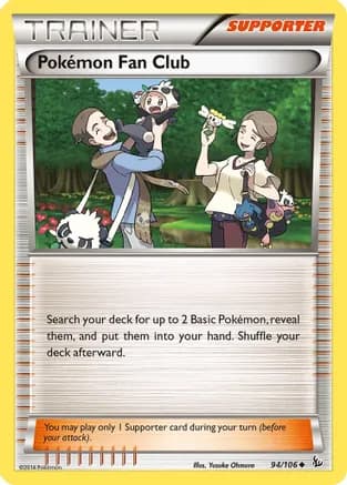 Pokemon Fan Club — XY - Flashfire Pokémon TCG card by Yusuke Ohmura
