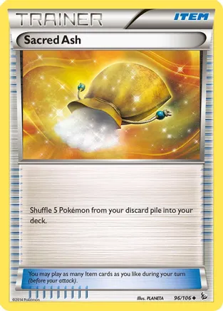 Sacred Ash — XY - Flashfire Pokémon TCG card by PLANETA