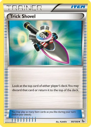 Trick Shovel — XY - Flashfire Pokémon TCG card by PLANETA