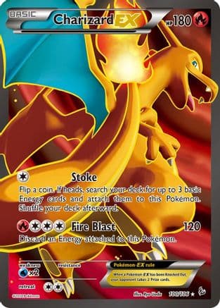 Charizard EX (100 Full Art) — Pokémon TCG card