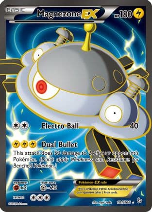 Magnezone EX (101 Full Art) — XY - Flashfire Pokémon TCG card by Ryo Ueda