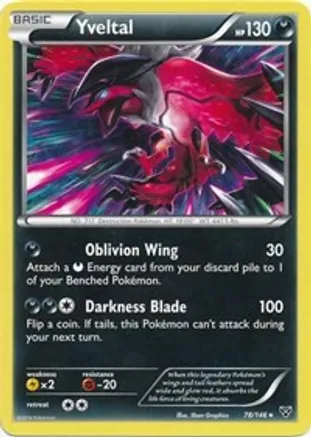 Yveltal - 78/146 (Cracked Ice Holo) — Deck Exclusives