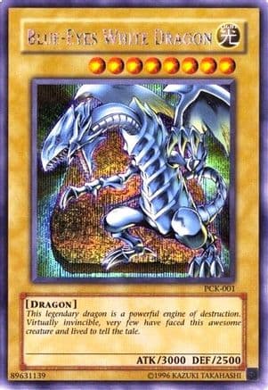 Blue-Eyes White Dragon (Power of Chaos: Kaiba the Revenge) — Yu-Gi-Oh! Video Game Promotional Cards Yu-Gi-Oh! card by KAZUKI TAKAHASHI