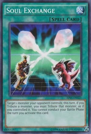 Soul Exchange — Astral Pack 5 Yu-Gi-Oh! card by KAZUKI TAKAHASHI