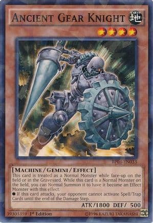 Ancient Gear Knight (Shatterfoil) — Battle Pack 3: Monster League