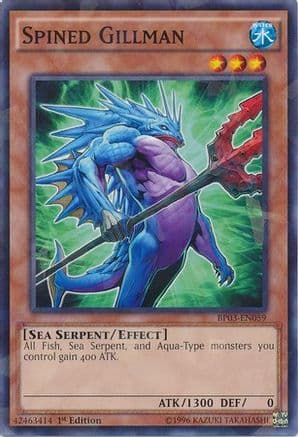 Spined Gillman (Shatterfoil) — Yu-Gi-Oh! card