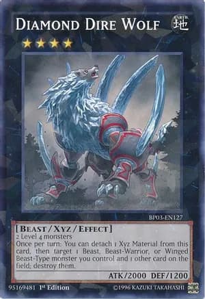 Diamond Dire Wolf (Shatterfoil) — Battle Pack 3: Monster League