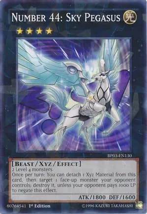 Number 44: Sky Pegasus (Shatterfoil) — Battle Pack 3: Monster League