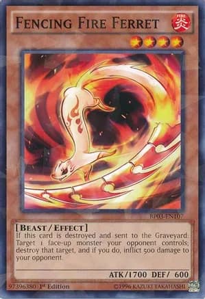 Fencing Fire Ferret (Shatterfoil) — Battle Pack 3: Monster League