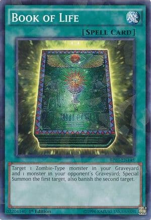 Book of Life (Shatterfoil) — Battle Pack 3: Monster League Yu-Gi-Oh! card by KAZUKI TAKAHASHI