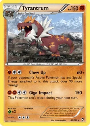 Tyrantrum — XY - Furious Fists
