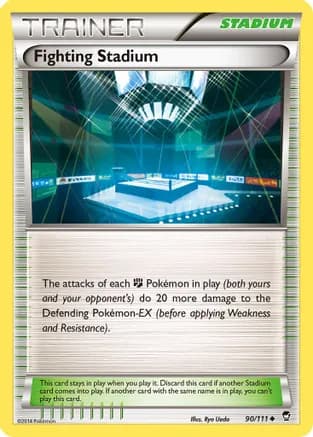 Fighting Stadium — XY - Furious Fists Pokémon TCG card by Ryo Ueda