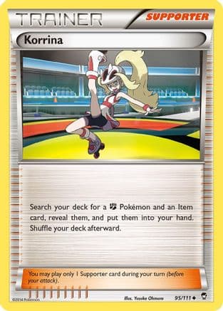 Korrina — XY - Furious Fists Pokémon TCG card by Yusuke Ohmura