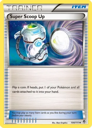 Super Scoop Up — XY - Furious Fists Pokémon TCG card by Keiji Kinebuchi