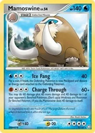 Mamoswine - 9/146 (DP Legends Awakened) — Deck Exclusives