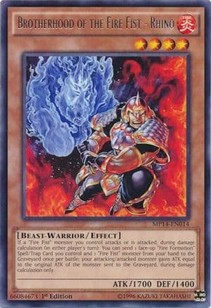 Brotherhood of the Fire Fist - Rhino — 2014 Mega-Tins Mega Pack